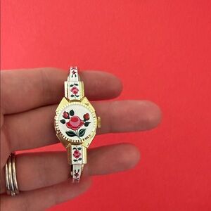 Floral Gold Women's Watch